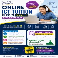 ONLINE ICT TUITION CLASSES – ENGLISH MEDIUM (Grades 6–11)