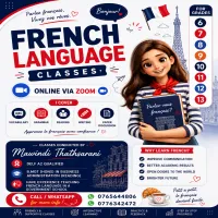 French Language Classes – Online via Zoom 