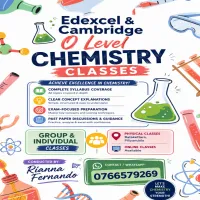 Cambridge and Edexcel Chemistry classes