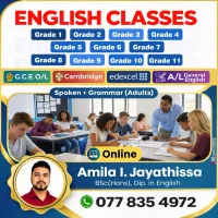 Grade 6 - 13 English Classes - Local | Edexcel | Cambridge