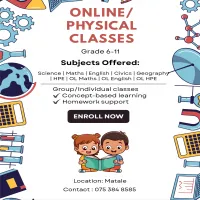 Physical tuition classes grade 6 to 9