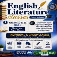 GCE O/L English Literature Tuition