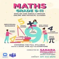 English Medium Maths Classes for grades 6-11