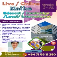 Edexcel / Cambridge / Local Maths Grade 6 to AL