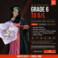 English Language Classes | Grade 6 to O/L | Home Visit,  Grou