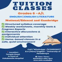 English Literature National/Edexcel and Cambridge