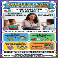 Phonics & Reading classes ( Kindergarten- Grade 2)