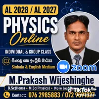 A L physics tuition classes.