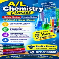 A/L Chemistry Sinhala & English medium
