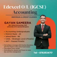 Edexcel / Cambridge / London O/L (IGCSE) Accounting Classes