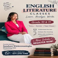 English Literature Classes – Grade 10 & 11