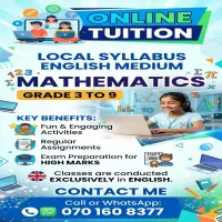 Mathematics Local Syllabus English medium