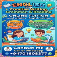 English with Creative writing,  Grammar,  Reading  - Local Syl