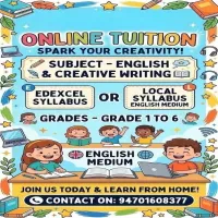 English tution Grade 1 to 6 Edexcel and local syllabus Engli