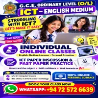 G.C.E. O/L ICT — ENGLISH MEDIUM